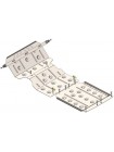 Захист двигуна, КПП, радіатора до авто Hyundai Galloper 1998-2003 V-2,5D МКПП ( TM Kolchuga ) WhiteCover