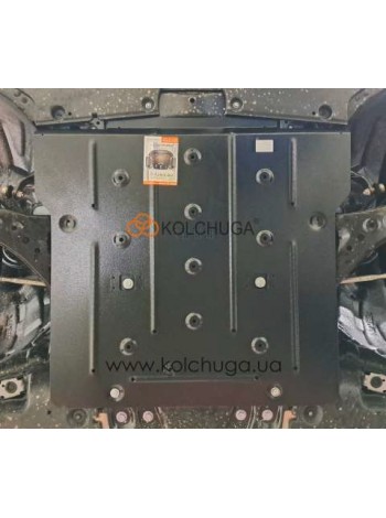 Захист переднього двигуна до авто Toyota bZ4X 2022-2023 електромобіль ( TM Kolchuga ) WhiteCover