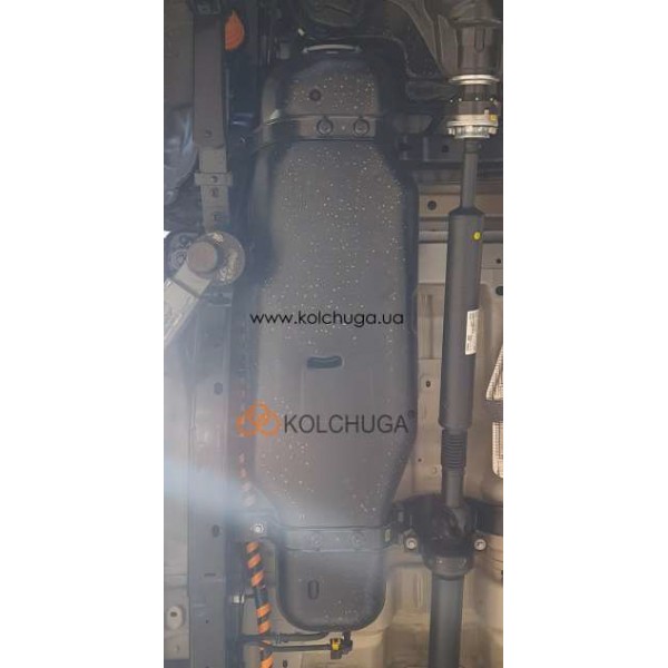 Захист паливного баку до авто Ford Ranger V 2022- V-2.0TDCi АКПП ( TM Kolchuga ) ALuOX