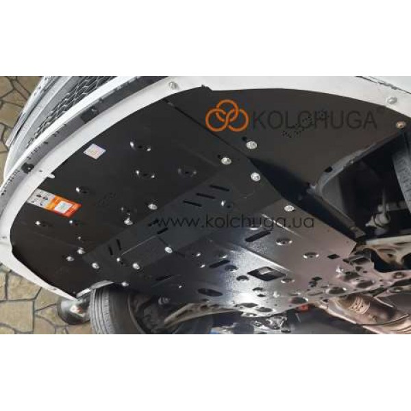 Захист двигуна, КПП, радіатора до авто Kia Optima JF 2015-2020 V-2.0 Hybrid АКПП ( TM Kolchuga ) WhiteCover