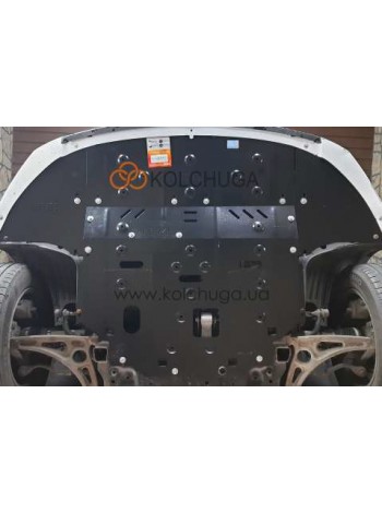 Защита двигателя, КПП, радиатора для авто Kia Optima JF 2015-2020 V-2.0 Hybrid АКПП ( TM Kolchuga ) WhiteCover