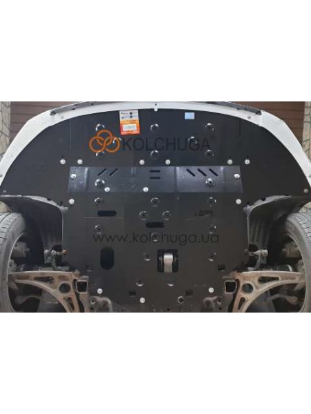 Захист двигуна, КПП, радіатора до авто Kia Optima JF 2015-2020 V-2.0 Hybrid АКПП ( TM Kolchuga ) WhiteCover