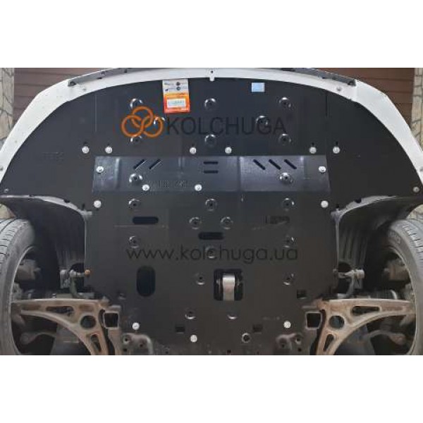 Захист двигуна, КПП, радіатора для авто Kia Optima JF 2015-2020 V-2.0 Hybrid АКПП ZipoFlex ( TM Kolchuga )