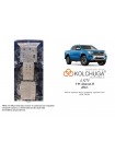 Захист двигуна, КПП,радіатора, роздатки до авто Volkswagen Amarok II 2022- V-3,0 TDI ( TM Kolchuga ) ALuOX