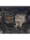 Захист двигуна, КПП до авто Geely Coolray 2022- V-1,5Т АКПП/передній привід ( TM Kolchuga ) WhiteCover