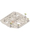 Захист двигун, КПП до автомобіля Hyundai Sonata DN8 2019-2023 V-2.0 LPI АКПП Standart ( TM Kolchuga )