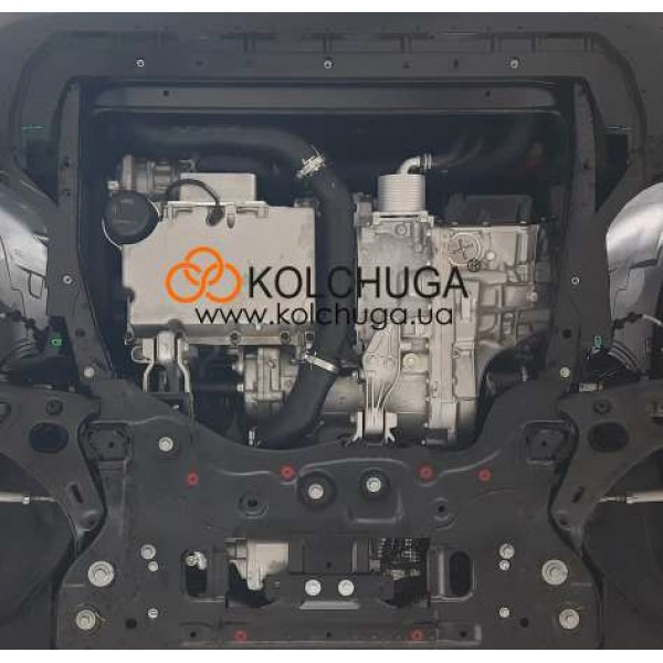 Захист двигуна, КПП для авто Geely Monjaro 2022- V-2,0T АКПП/4х4 ( TM Kolchuga ) ZiPoFlex
