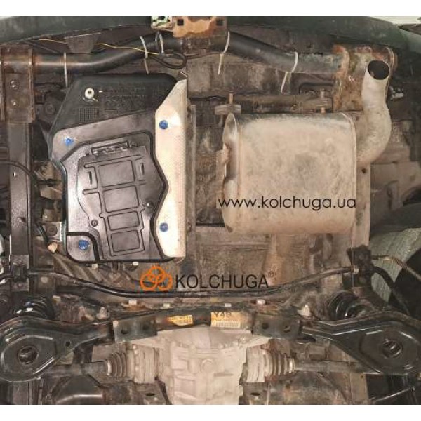 Захист бака AdBlue для авто Ssаng Yong Rexton G4II поколение 2017- V-2,2D АКПП ( TM Kolchuga ) ZiPoFlex