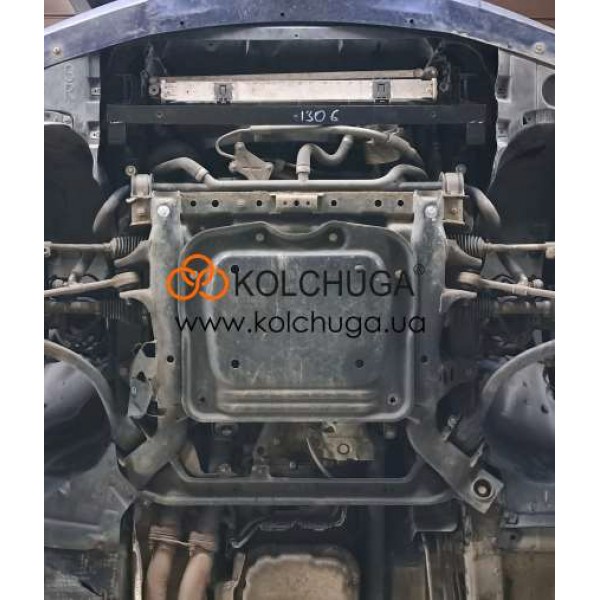 Захист радіатор, двигуна до авто BMW 3 E90 2005-2011 2.0i АКПП/тільки 4х4 ( TM Kolchuga ) WhiteCover