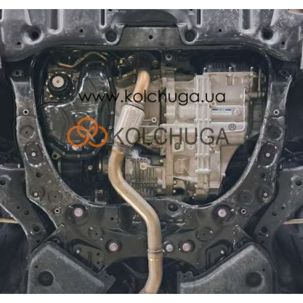 Захист двигуна, КПП для авто Toyota Highlander 4 XU70 2019- V-3,5i ( TM Kolchuga ) ZiPoFlex