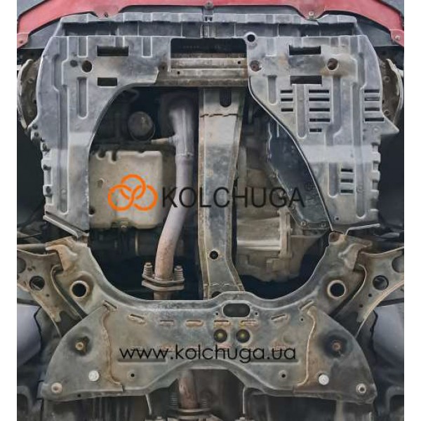 Захист двигуна, КПП для авто Fiat Sedici 2006-2014 V-1,6i ( TM Kolchuga ) ZiPoFlex