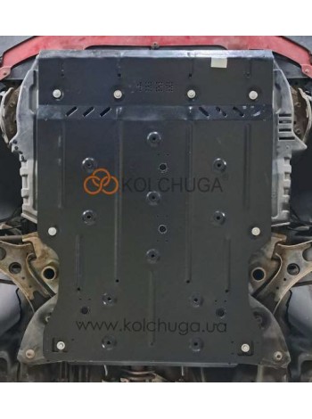 Захист двигуна, КПП для авто Fiat Sedici 2006-2014 V-1,6i ТМ Kolchuga Standart