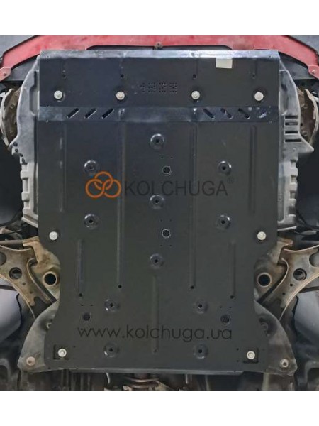 Захист двигуна, КПП для авто Fiat Sedici 2006-2014 V-1,6i ( TM Kolchuga ) ZiPoFlex