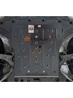 Захист переднього двигуна для авто Kia EV6 2021- електромобіль ZiPoFlex ( TM Kolchuga )