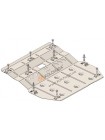 Захист двигуна, КПП до авто Acura MDX 4 2021- 3.5i ( TM Kolchuga ) WhiteCover