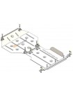 Захист двигуна, КПП, радіатора до авто Subaru Forester 3 SH 2008-2012 V-2.0i ( TM Kolchuga ) WhiteCover