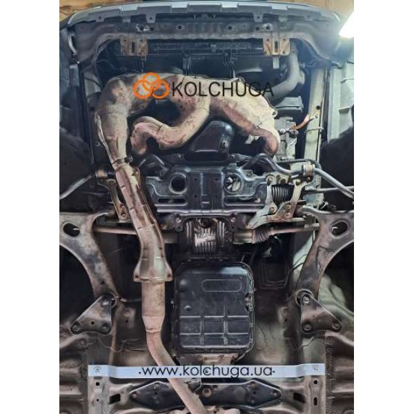 Захист двигуна, КПП, радіатора для авто Subaru Forester 3 SH 2008-2012 V-2.0i ZiPoFlex ( TM Kolchuga )