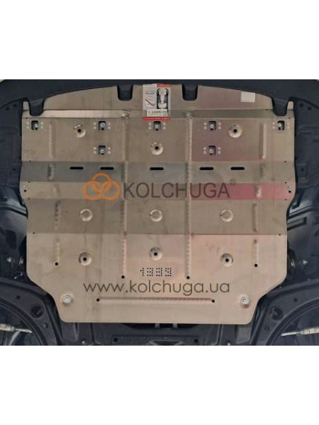 Захист двигуна, КПП, радіатора для авто Lexus LBX 2023- V-1,5 hybrid ( TM Kolchuga ) ZiPoFlex