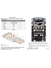 Захист двигуна, КПП до авто Jeep Grand Cherokee WL Summit 2021- V-3.6i Standart ( TM Kolchuga )