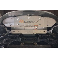 Захист простору заднього бампера для авто BYD Yuan Plus 2022- електромобіль ( TM Kolchuga ) WhiteCover