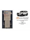 Захист двигуна, КПП, радіатора для авто Lexus GX 550h J250 2023- V-2,4 hybrid (TM Kolchuga) ALuOX