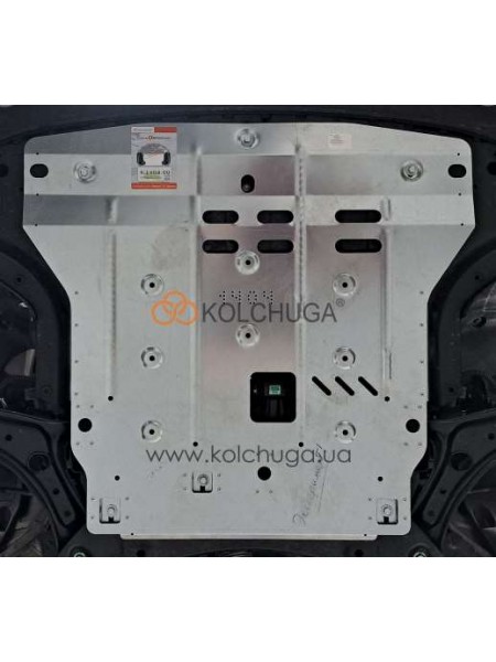 Захист двигуна, КПП для авто Kia Stonic 2017- V-1.0; 1,4i ( TM Kolchuga ) ZiPoFlex