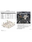 Защита двигателя, КПП для авто Toyota Camry XV70 2017- V-2,5i HYBRID АКПП ( TM Kolchuga ) ZiPoFlex