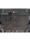 Захист двигуна, КПП для авто Haval Jolion Pro 2025- V-1,5i AКПП ( TM Kolchuga ) WhiteCover