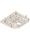 Захист двигуна, КПП для авто Kia Carnival IV KA4 2020- V-3.5i АКПП ( TM Kolchuga ) WhiteCover