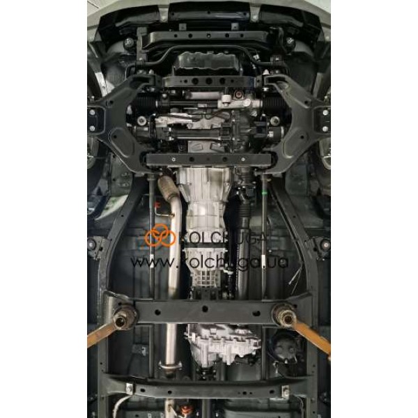Захист електродвигуна для авто Сhevrolet Bolt EUV 2021-2023 ( TM Kolchuga ) WhiteCover