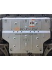Захист двигуна, КПП для авто Audi Q3 8U 2011-2018 2.0HDI ( TM Kolchuga ) WhiteCover