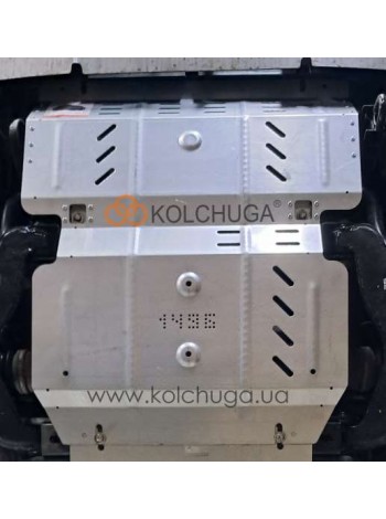 Захист для двигуна, радіатора Mitsubishi Pajero Sport III (QF) 2020- V-всі ( TM Kolchuga ) WhiteCover