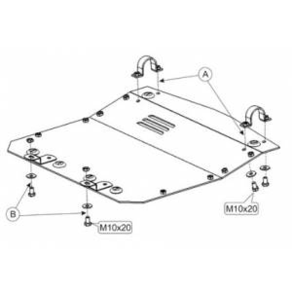 Захист двигуна до авто Audi A6 C4 1994-1997 тільки V-2,0; 2,5 ТD; (крім 4х4) ( TM Kolchuga ) Стандарт