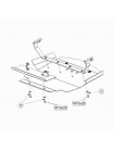Захист двигуна, радіатора до авто Mercedes-Benz W 124 1984-1996 до V-3.2 включно ( TM Kolchuga ) Стандарт