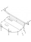 Захист лише двигуна до авто Audi 90 1987-1996 V-1.6; 1.8; 2.0; 1.9D; 1.6TD; (TM Kolchuga) Стандарт