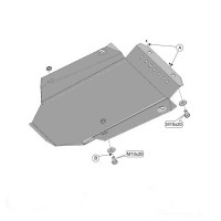 Захист типтронік для авто Audi A6 C5 1997-2004 V-1, 8T; 1,8; 1,9D; 2.4; 2.8; 2.5D (TM Kolchuga) Стандарт