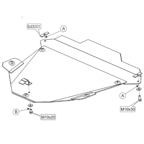 Захист двигуна, КПП до авто Honda CR-V II 2002-2006 V-2.0; 2,4; 2.2D ( TM Kolchuga ) WhiteCover