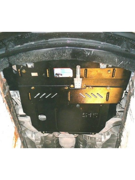 Захист двигуна, КПП, радіатора до авто Mitsubishi Lancer IX 2003-2009 V-1,3; 1,5; 1.6; 2,0 (TM Kolchuga) Стандарт