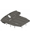 Защита двигателя, КПП, радиатора для авто Kia Sorento II 2009-2012 V-2,4; 2,2D; ZiPoFlex® ( TM Kolchuga ) ZiPoFlex