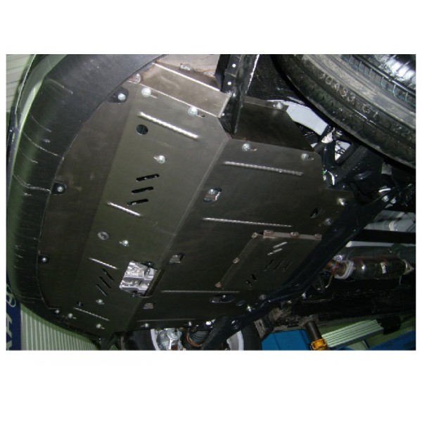 Захист двигуна, КПП, радіатора до авто Kia Sportage III 2010-2015 V-всі бензинові ZiPoFlex®/тільки бензин/окрім Корейської збірки) ( TM Kolchuga ) ZiPoFlex