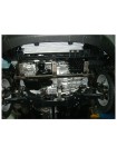 Захист двигуна, КПП, радіатора до авто Kia Sportage III 2010-2015 V-всі бензинові ЗАМІСТЬ ПЛАСТИКУ ZiPoFlex®/тільки бензин/окрім Корейської збірки ( TM Kolchuga ) WhiteCover