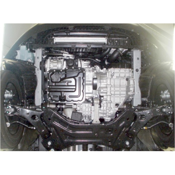 Захист двигуна, КПП, радіатора до авто Kia Sportage III 2010-2015 V-всі дизельні (ZiPoFlex®/тільки диз/збірка Словаччина, USA/окрім Корейської збірки) ( TM Kolchuga ) ZiPoFlex