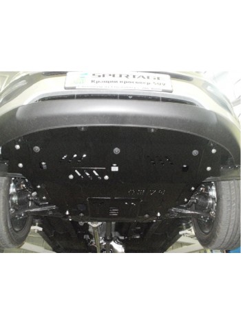 Защита двигателя, КПП, радиатора для авто Kia Sportage III 2010-2015 V-все дизельні ZiPoFlex®/только диз/сборка Словаччина, USA/ Корейська збірка ( TM Kolchuga ) WhiteCover