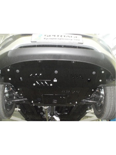 Захист двигуна, КПП, радіатора до авто Kia Sportage III 2010-2015 V-всі дизельні ZiPoFlex®/тільки диз/збірка Словаччина, USA/ Корейська збірка ( TM Kolchuga ) WhiteCover
