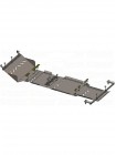 Захист двигуна, КПП, РКПП, радіатора до авто Dodge Ram 1500 2006-2009 V-5.7HEMI, SLT, (АКПП, 4x4, 3мм сталь) ( TM Kolchuga ) ZiPoFlex