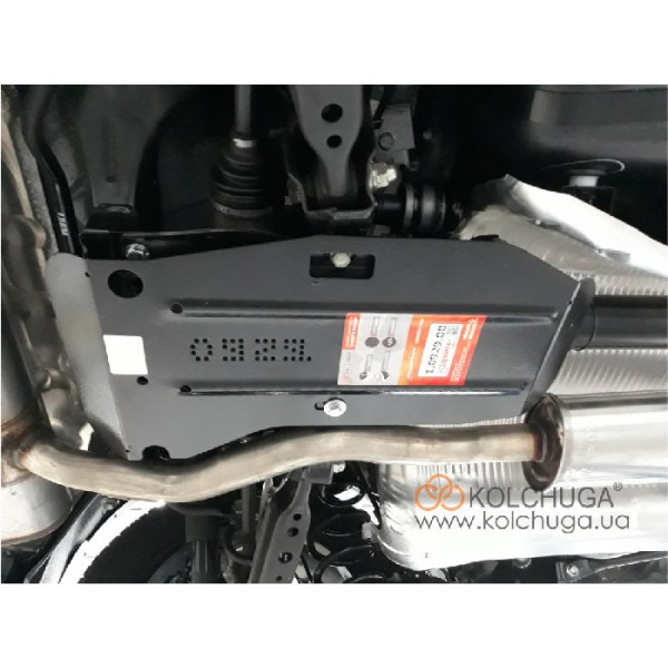 Захист задній диференціал Nissan Qashqai J11 2014- V-всі (задній диференціал) ( TM Kolchuga )
