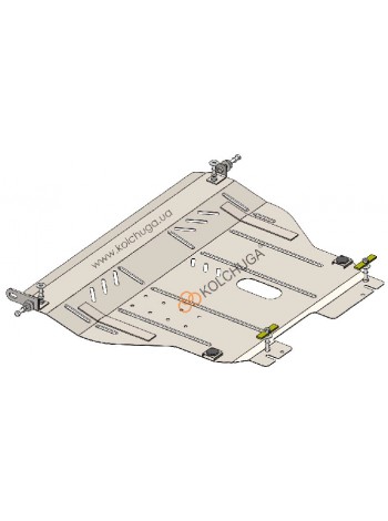 Захист двигуна, КПП Ravon Nexia R3 2015- V-1,5i (107л.с.) ( TM Kolchuga ) Стандарт
